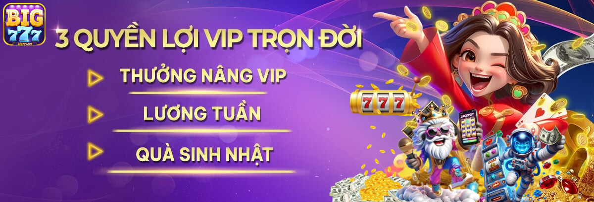 Big777 3 Quyen Loi Vip Tron Doi