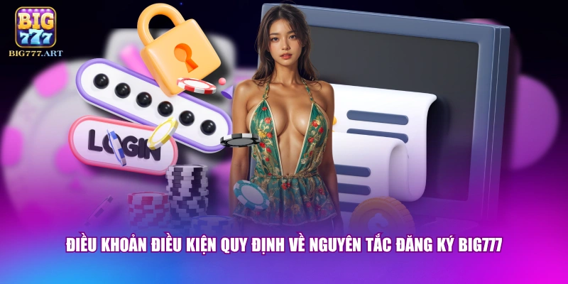 Điều khoản điều kiện quy định về nguyên tắc đăng ký BIG777 