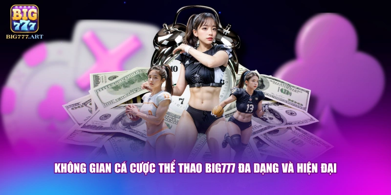 Không gian cá cược thể thao BIG777 đa dạng và hiện đại