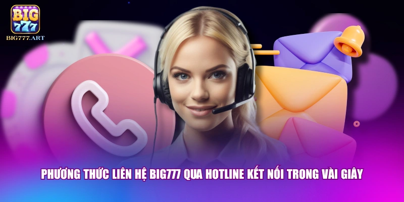 Liên Hệ BIG777 - 4 Phương Thức Kết Nối An Toàn 24/7 3 Phương thức liên hệ BIG777 qua Hotline kết nối trong vài giây